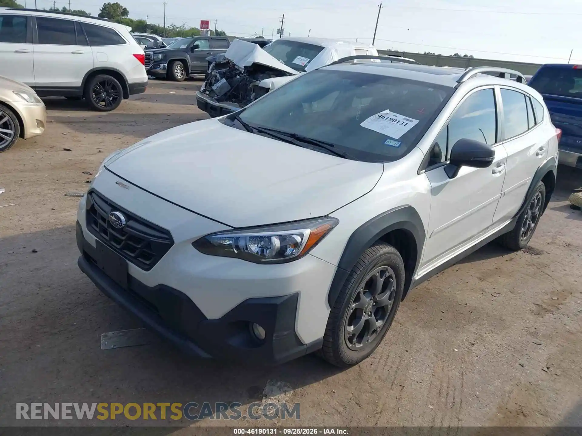 2 fotografías del automóvil dañado JF2GTHSC5PH204253 SUBARU CROSSTREK 2023