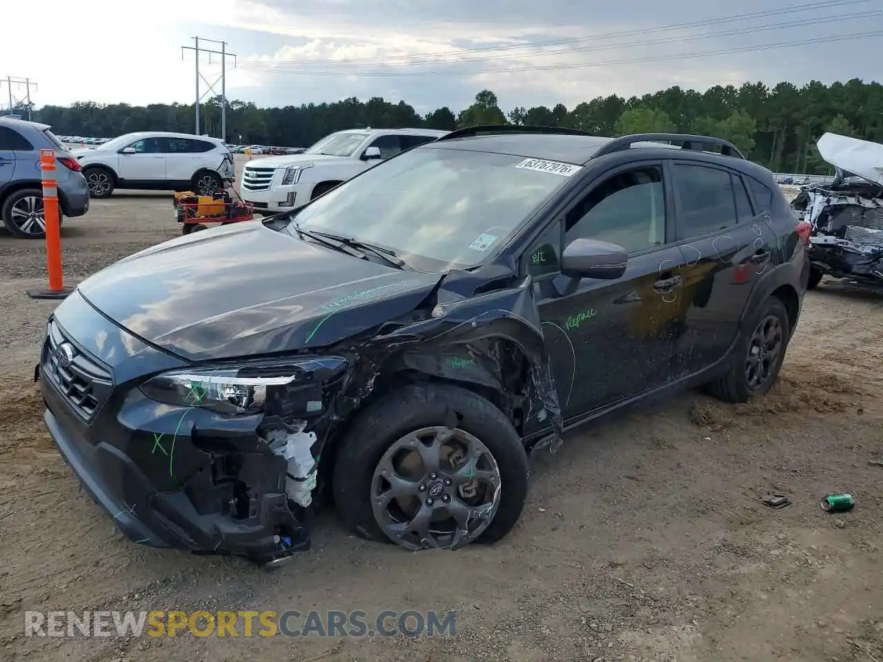 1 Фотография поврежденного автомобиля JF2GTHSC6PH312980 SUBARU CROSSTREK 2023