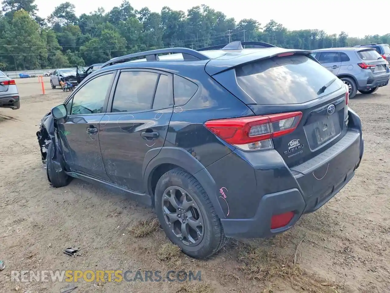 2 Фотография поврежденного автомобиля JF2GTHSC6PH312980 SUBARU CROSSTREK 2023
