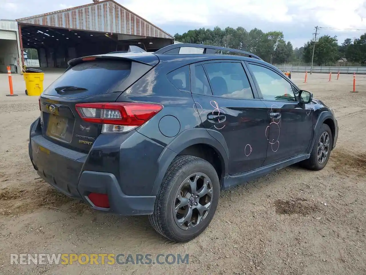 3 Фотография поврежденного автомобиля JF2GTHSC6PH312980 SUBARU CROSSTREK 2023
