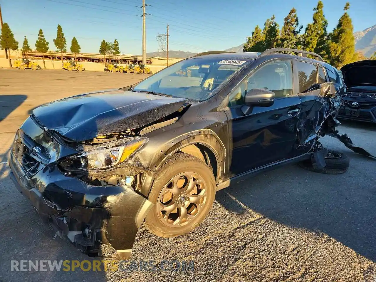 1 Photograph of a damaged car JF2GTHSC7PH260968 SUBARU CROSSTREK 2023