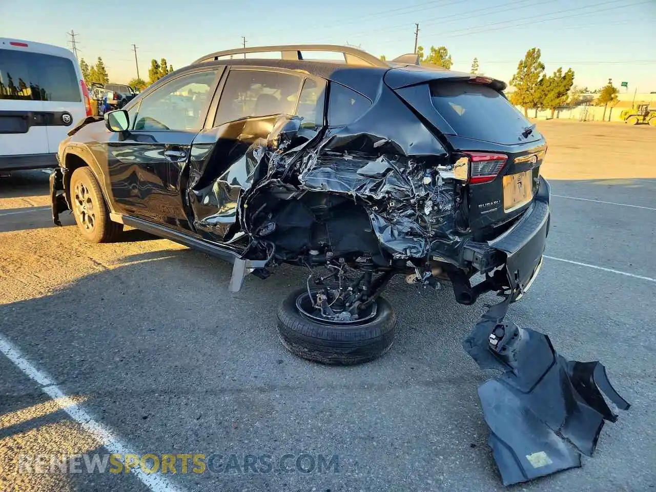2 Photograph of a damaged car JF2GTHSC7PH260968 SUBARU CROSSTREK 2023