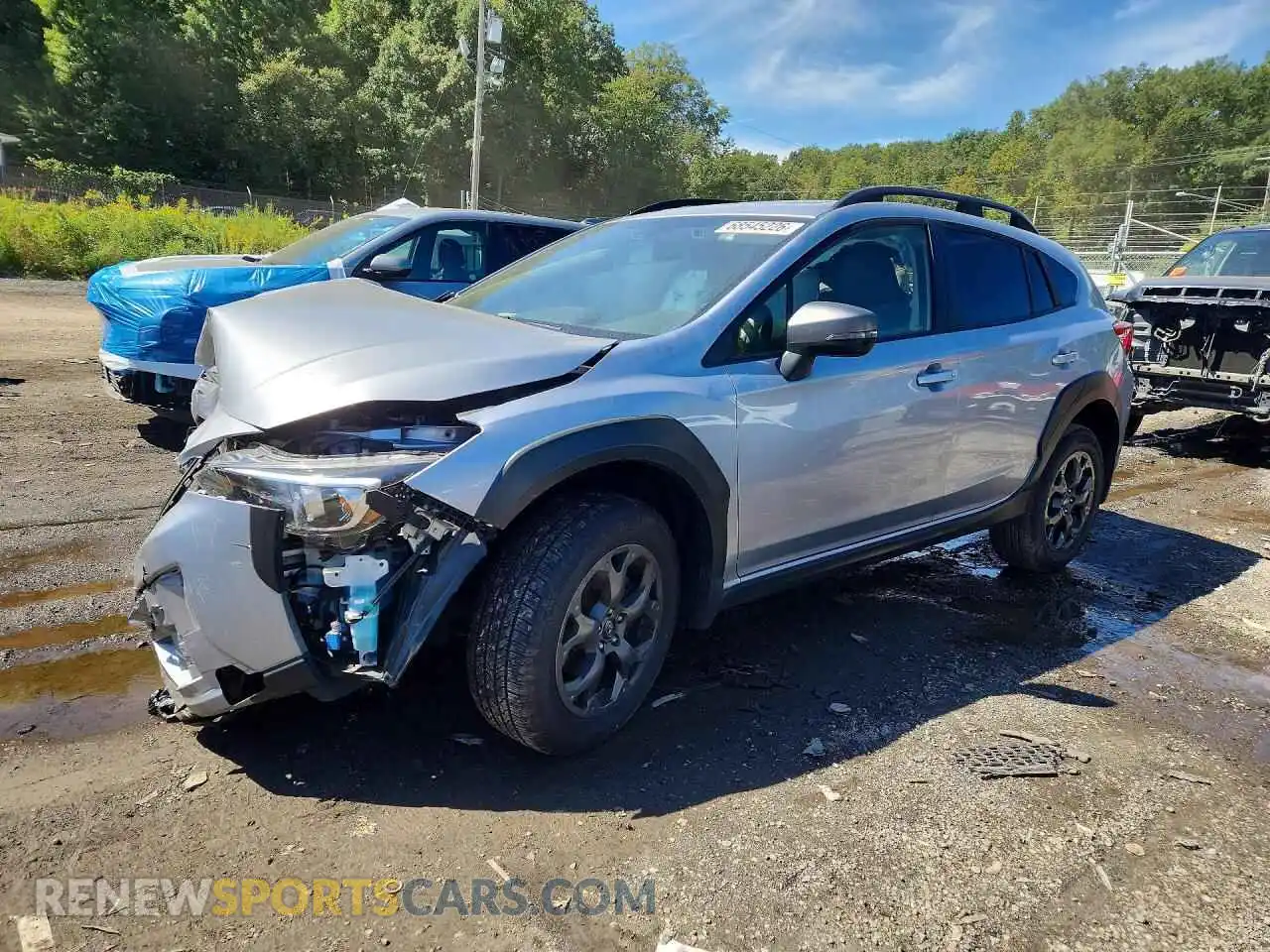 1 Photograph of a damaged car JF2GTHSC7PH266379 SUBARU CROSSTREK 2023