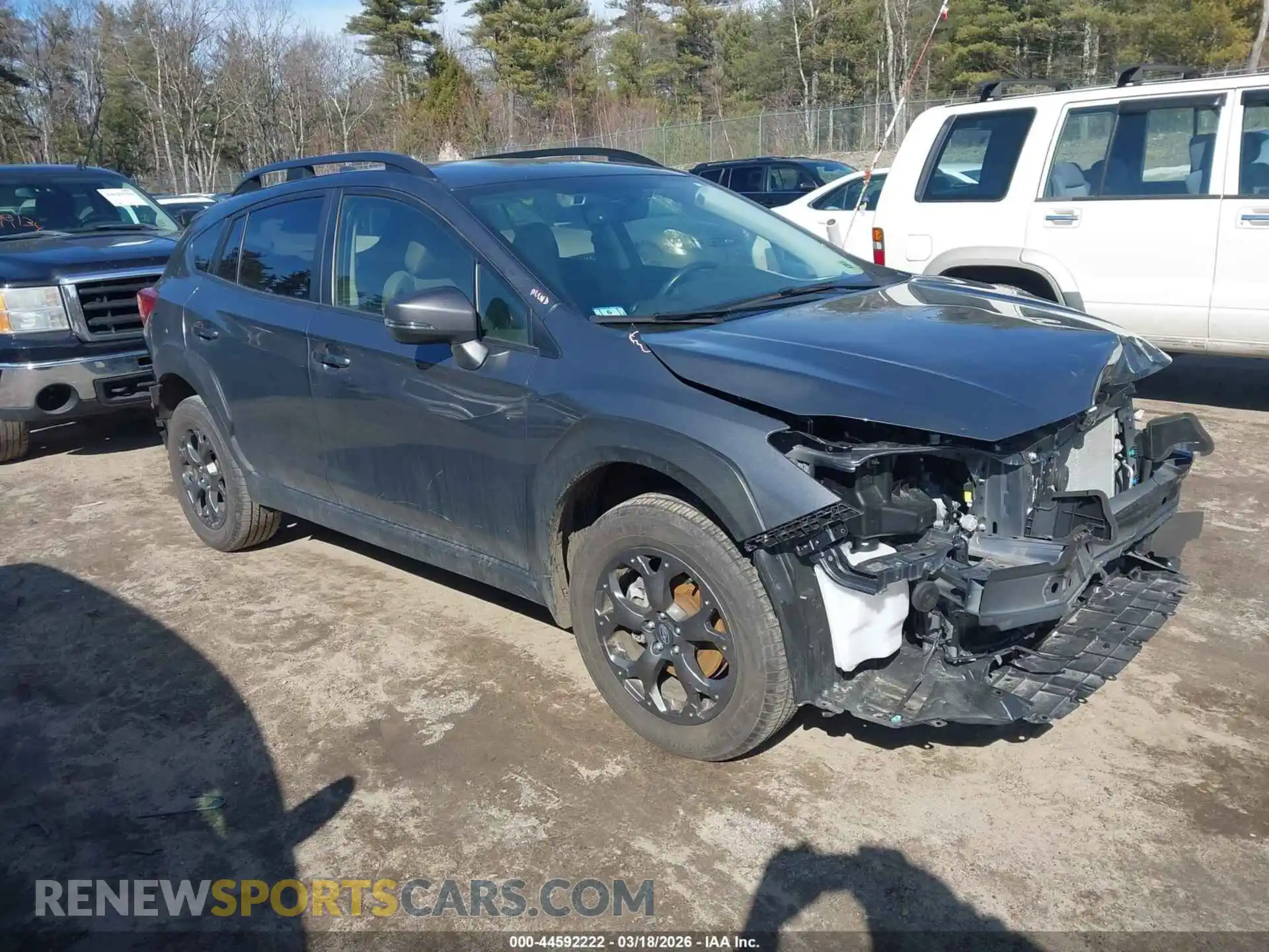 1 Photograph of a damaged car JF2GTHSC8PH282946 SUBARU CROSSTREK 2023