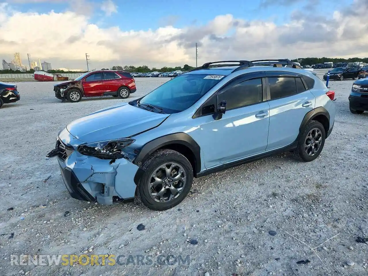 1 Photograph of a damaged car JF2GTHSC8PH300362 SUBARU CROSSTREK 2023