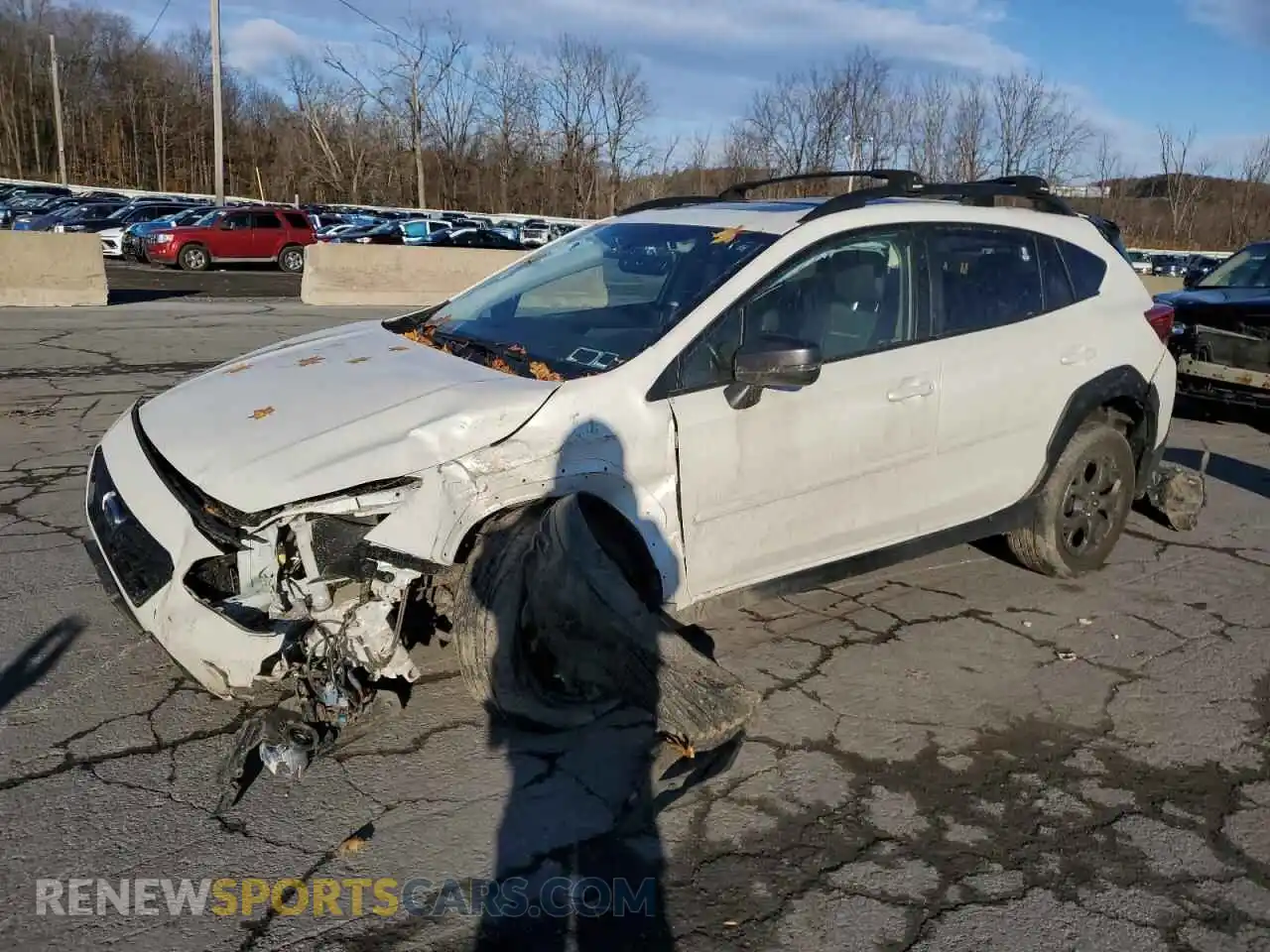 1 Photograph of a damaged car JF2GTHSC9PH207995 SUBARU CROSSTREK 2023
