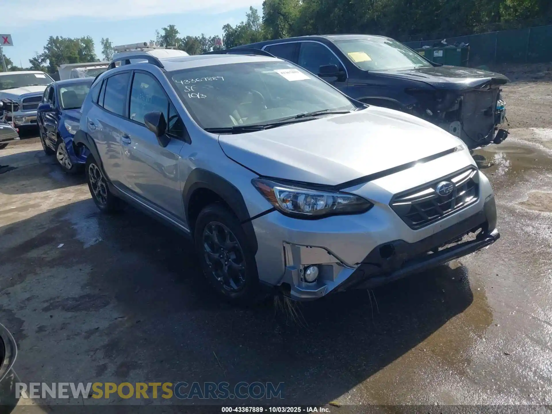 1 Photograph of a damaged car JF2GTHSC9PH252595 SUBARU CROSSTREK 2023