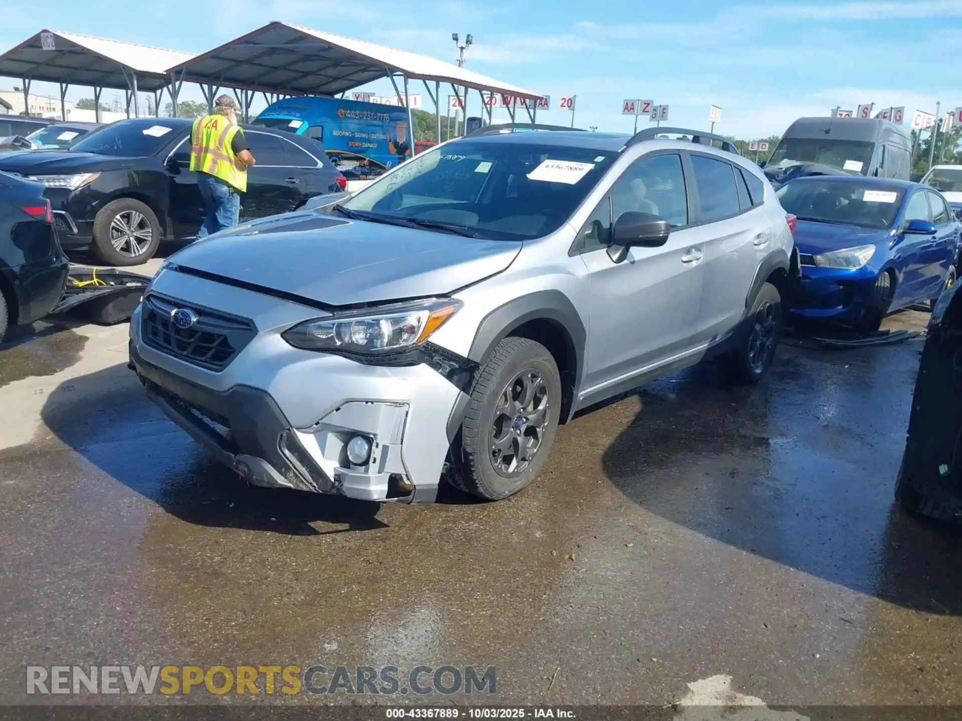 2 Photograph of a damaged car JF2GTHSC9PH252595 SUBARU CROSSTREK 2023