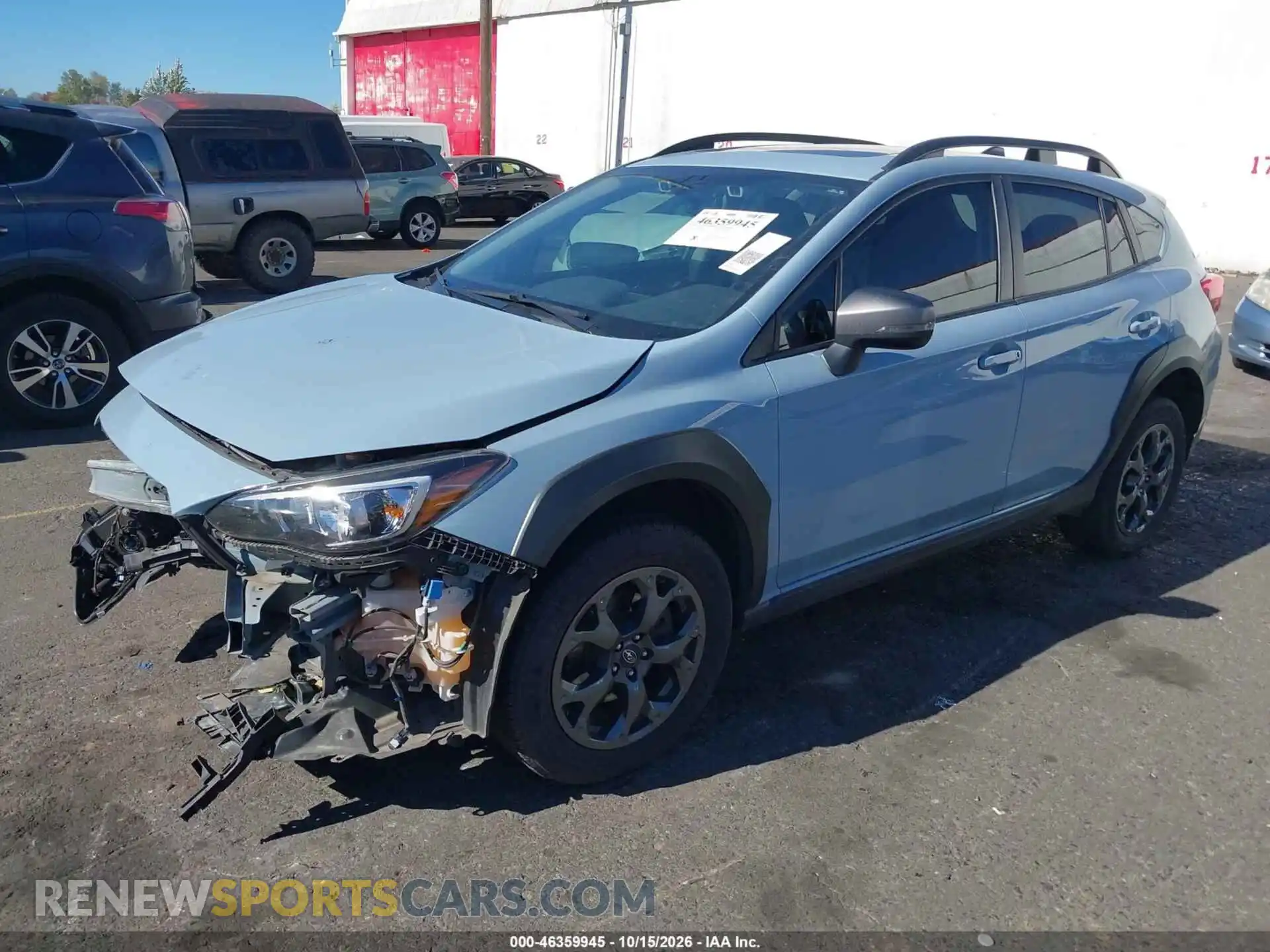 2 Фотография поврежденного автомобиля JF2GTHSC9PH256257 SUBARU CROSSTREK 2023