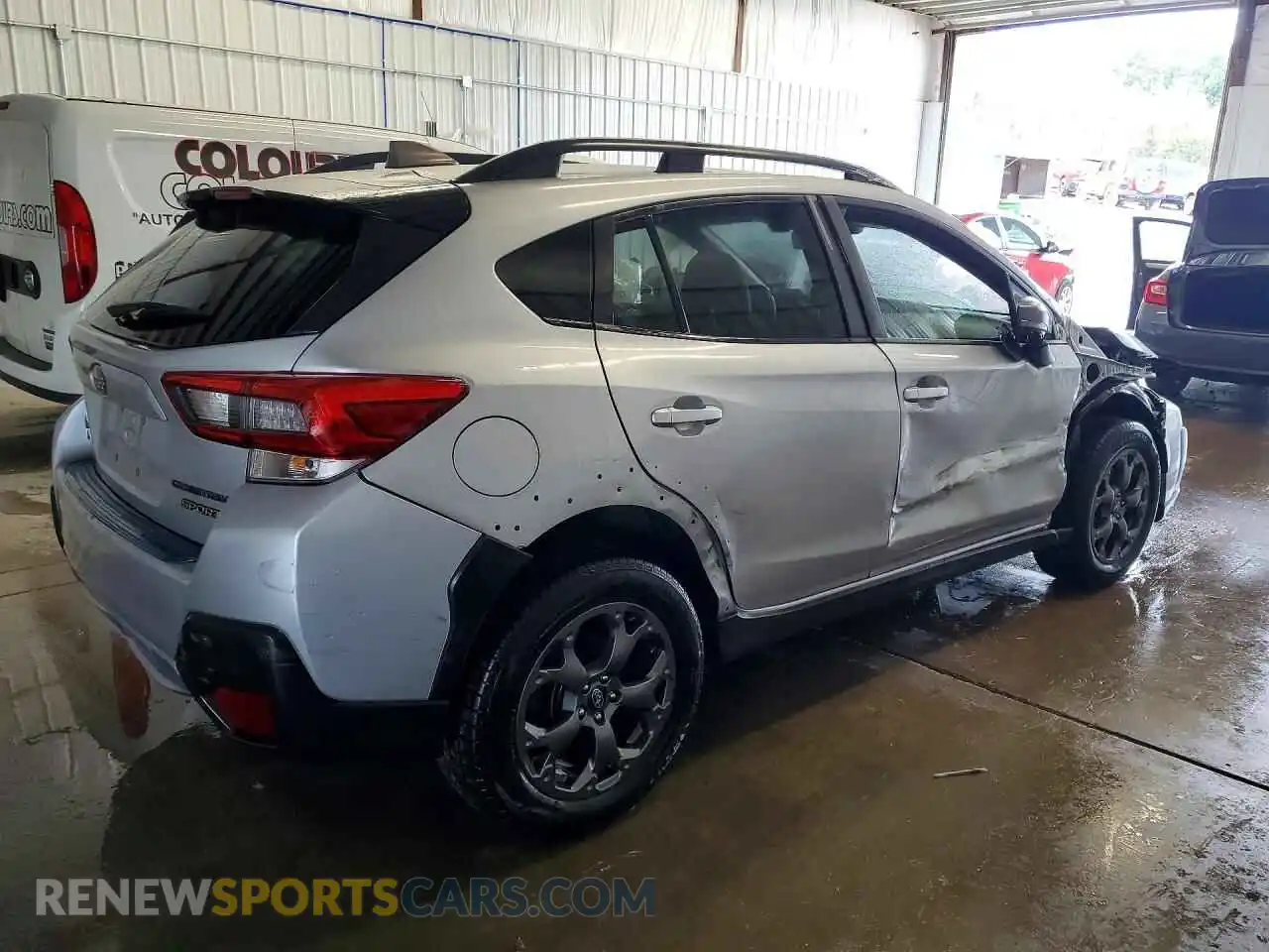 3 fotografías del automóvil dañado JF2GTHSCXPH313050 SUBARU CROSSTREK 2023
