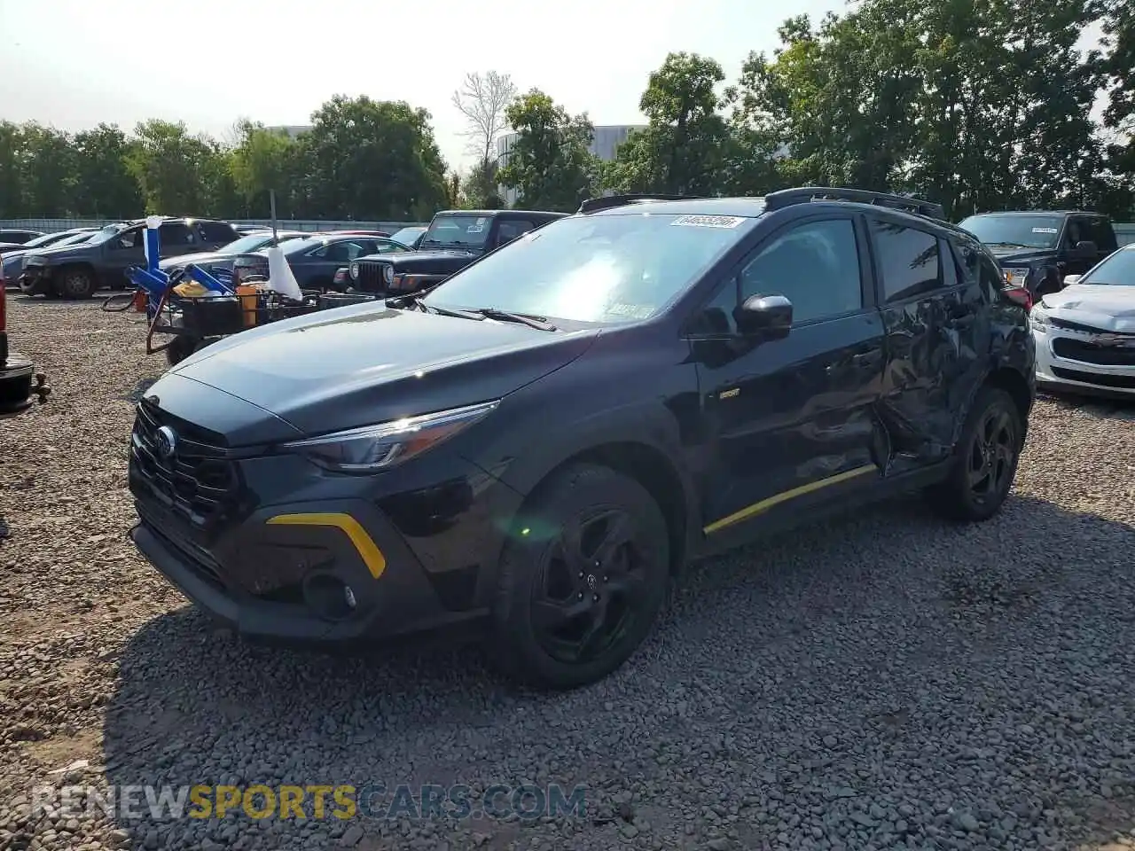 1 fotografías del automóvil dañado 4S4GUHF65R3744407 SUBARU CROSSTREK 2024