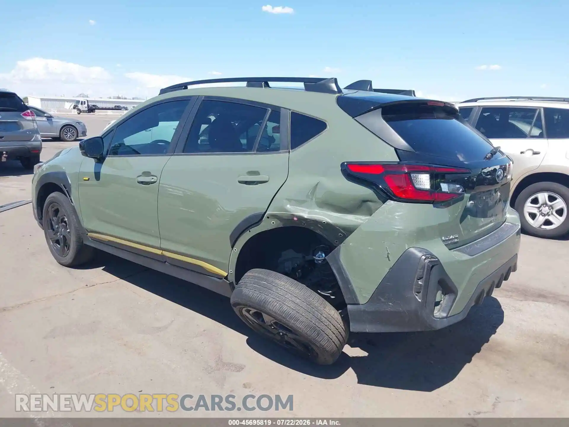 3 fotografías del automóvil dañado 4S4GUHF69R3709000 SUBARU CROSSTREK 2024