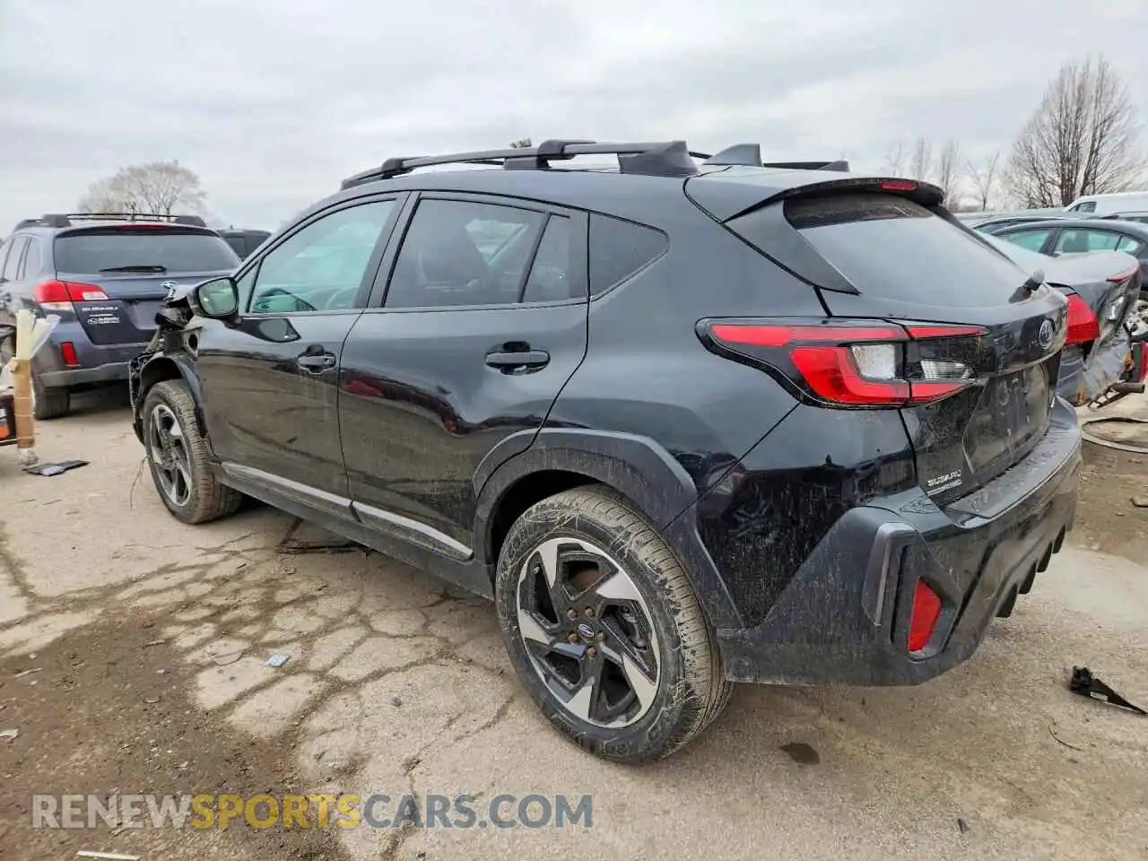 2 fotografías del automóvil dañado 4S4GUHL63R3724208 SUBARU CROSSTREK 2024