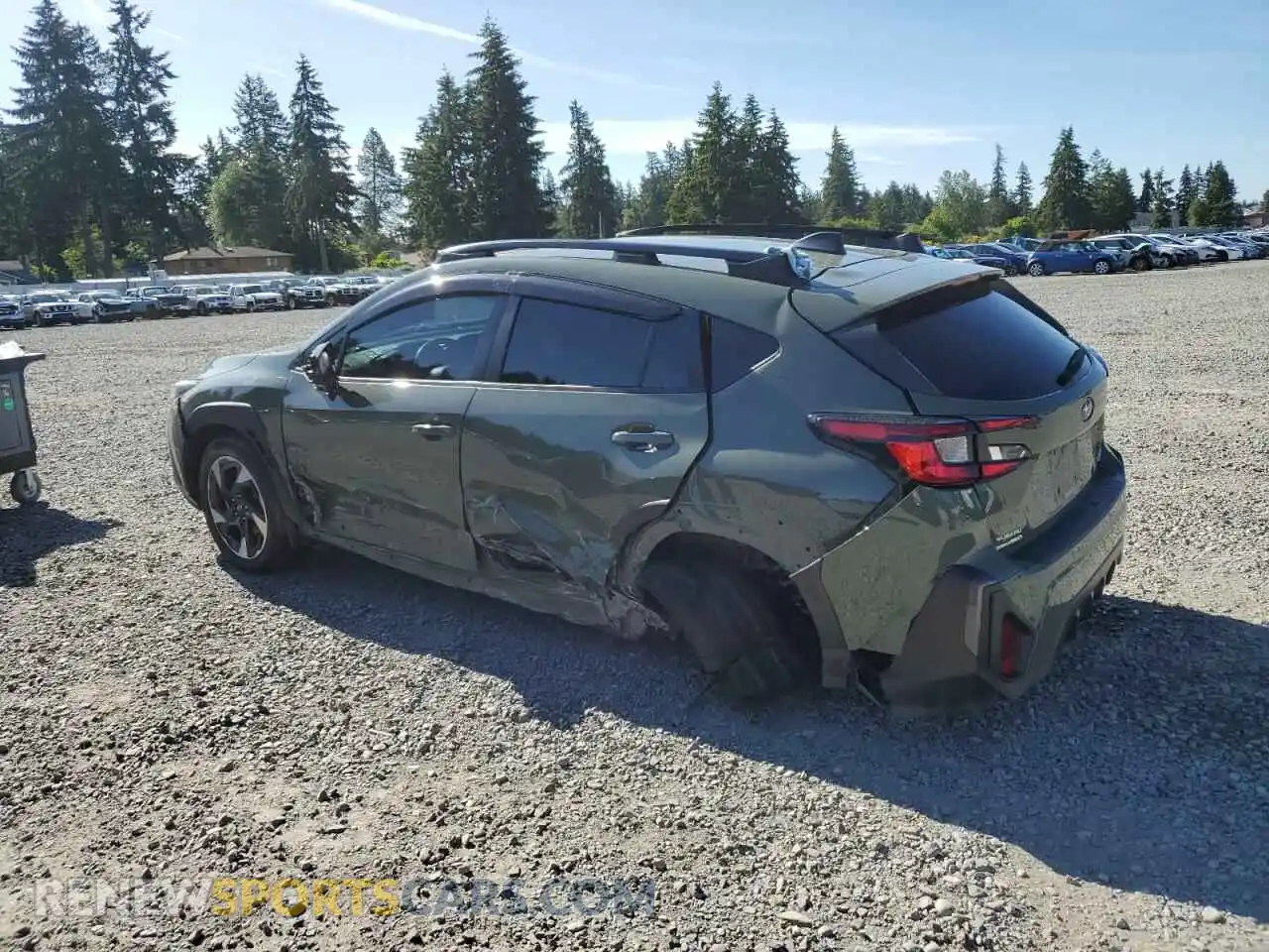 2 Photograph of a damaged car 4S4GUHM68R3702784 SUBARU CROSSTREK 2024