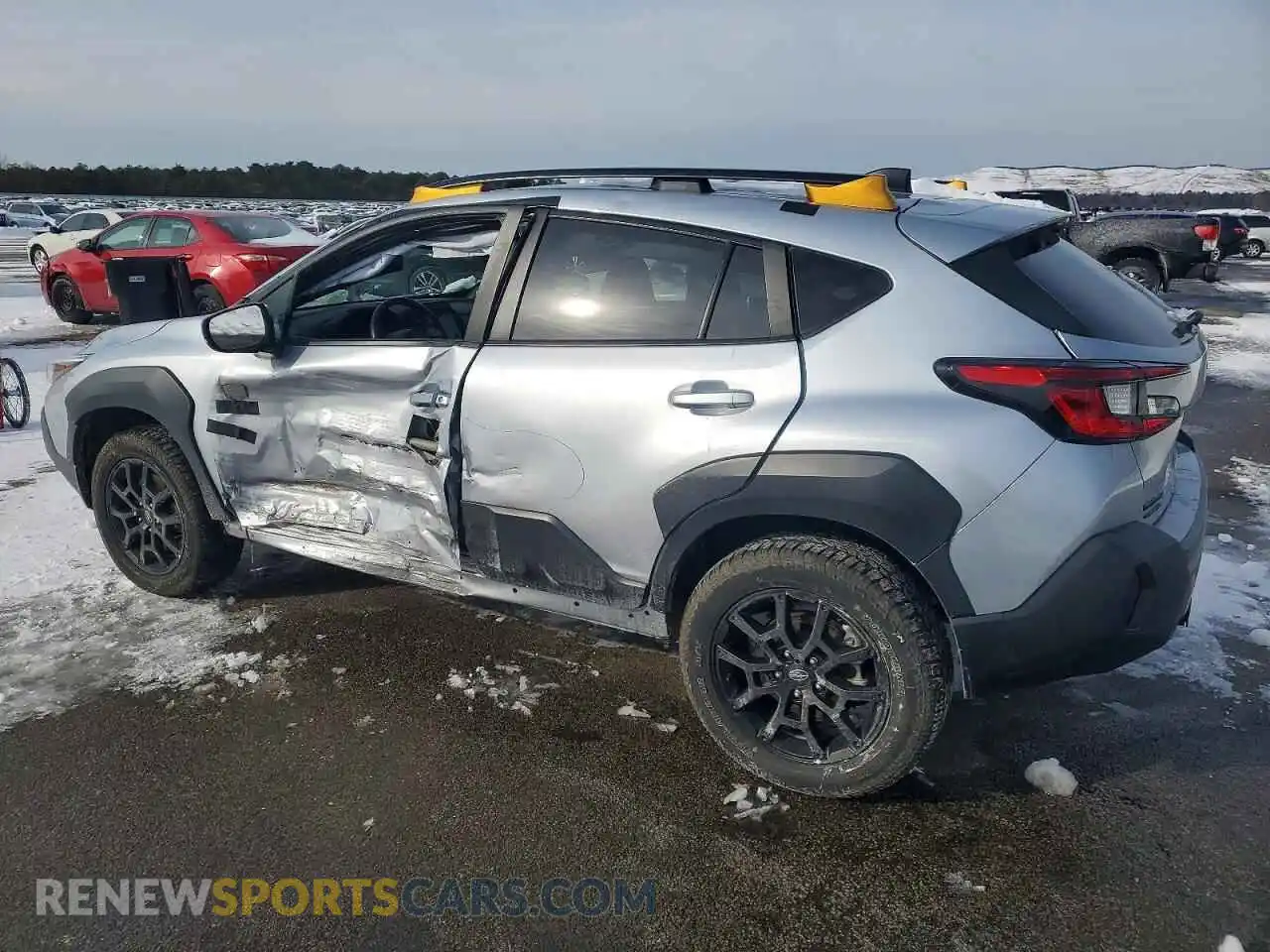 2 fotografías del automóvil dañado 4S4GUHT61R3737104 SUBARU CROSSTREK 2024