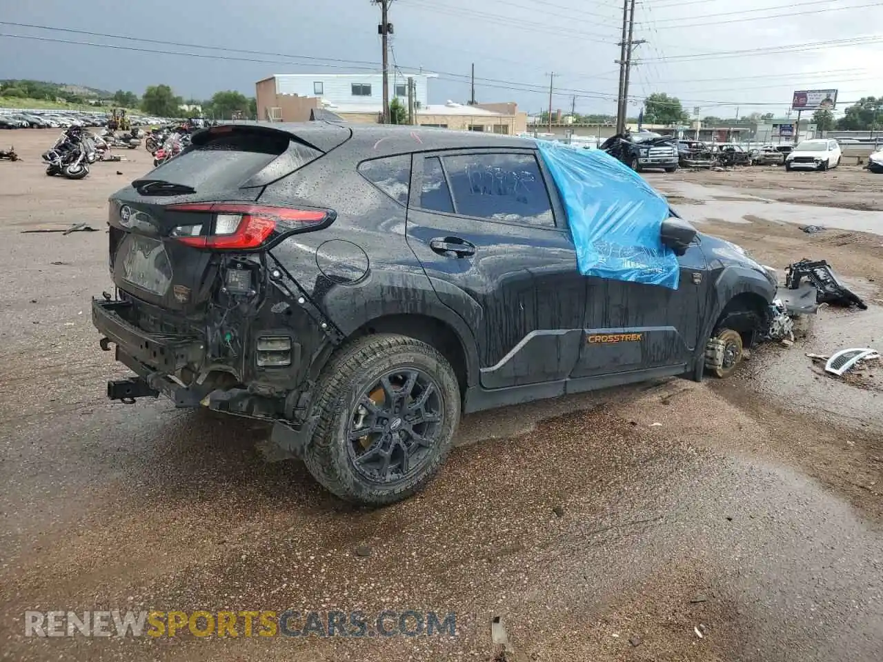 3 Photograph of a damaged car 4S4GUHT64R3811776 SUBARU CROSSTREK 2024