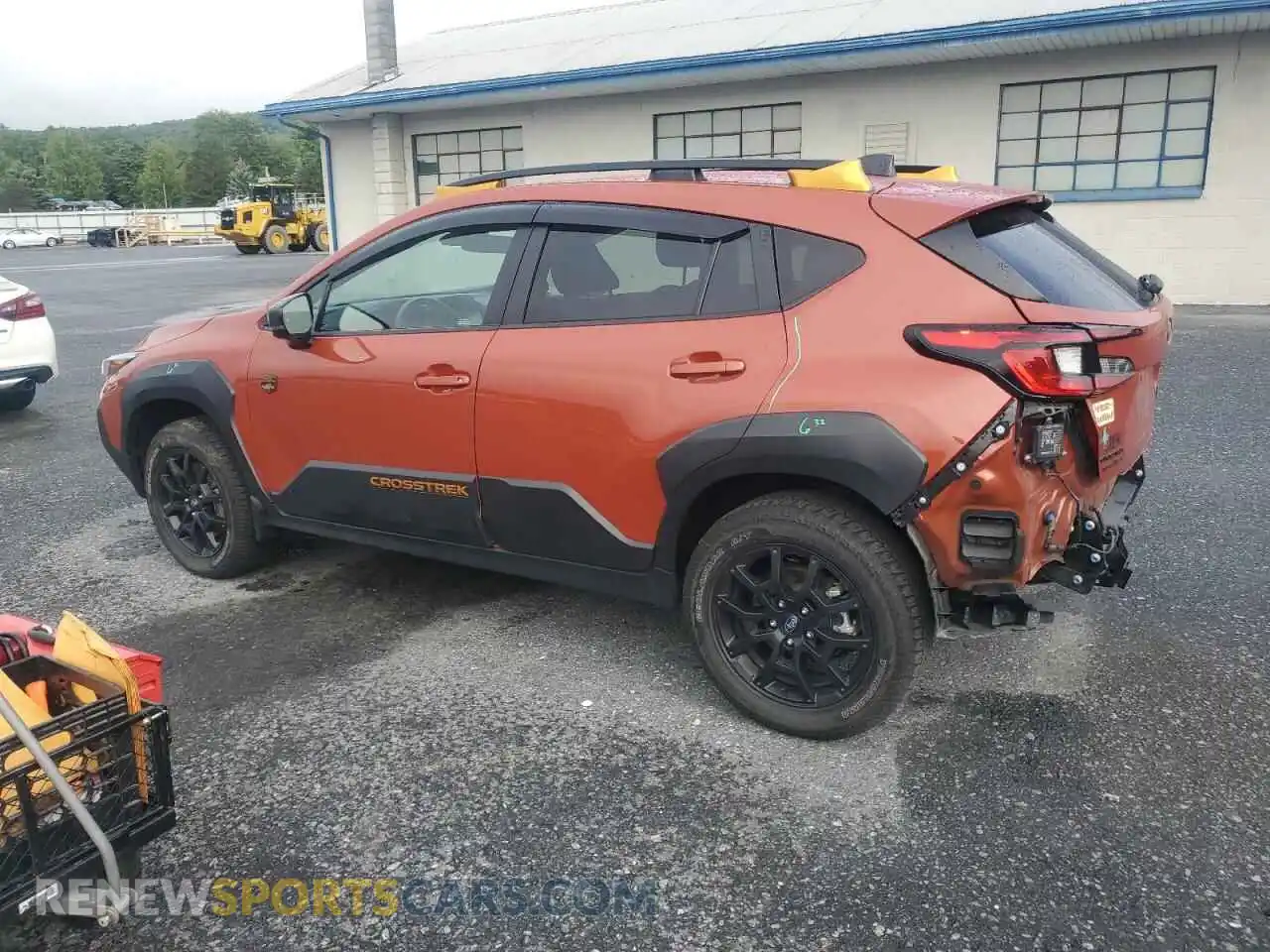 2 Photograph of a damaged car 4S4GUHT65R3741365 SUBARU CROSSTREK 2024