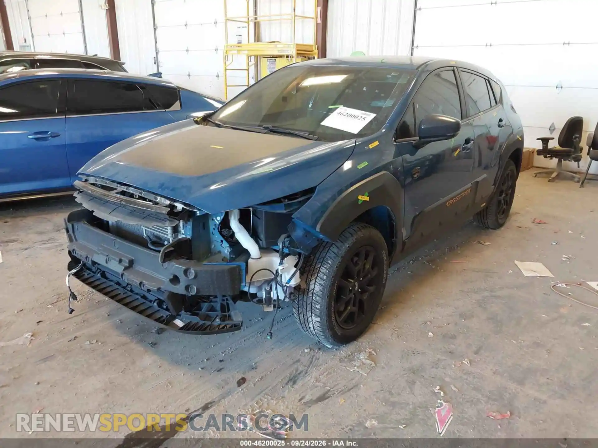 2 Photograph of a damaged car 4S4GUHT68R3734457 SUBARU CROSSTREK 2024