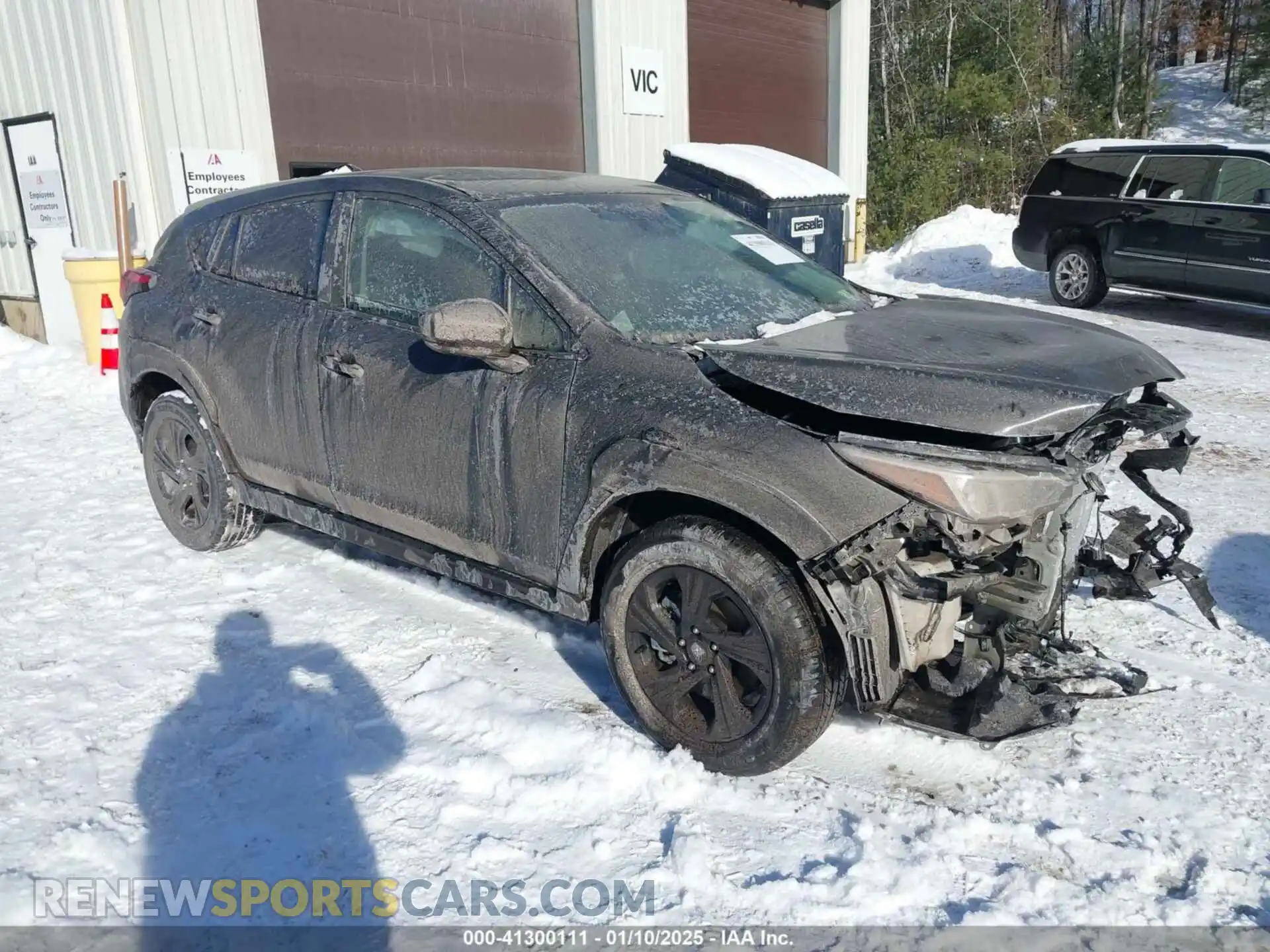1 Photograph of a damaged car JF2GUABC2R8916758 SUBARU CROSSTREK 2024