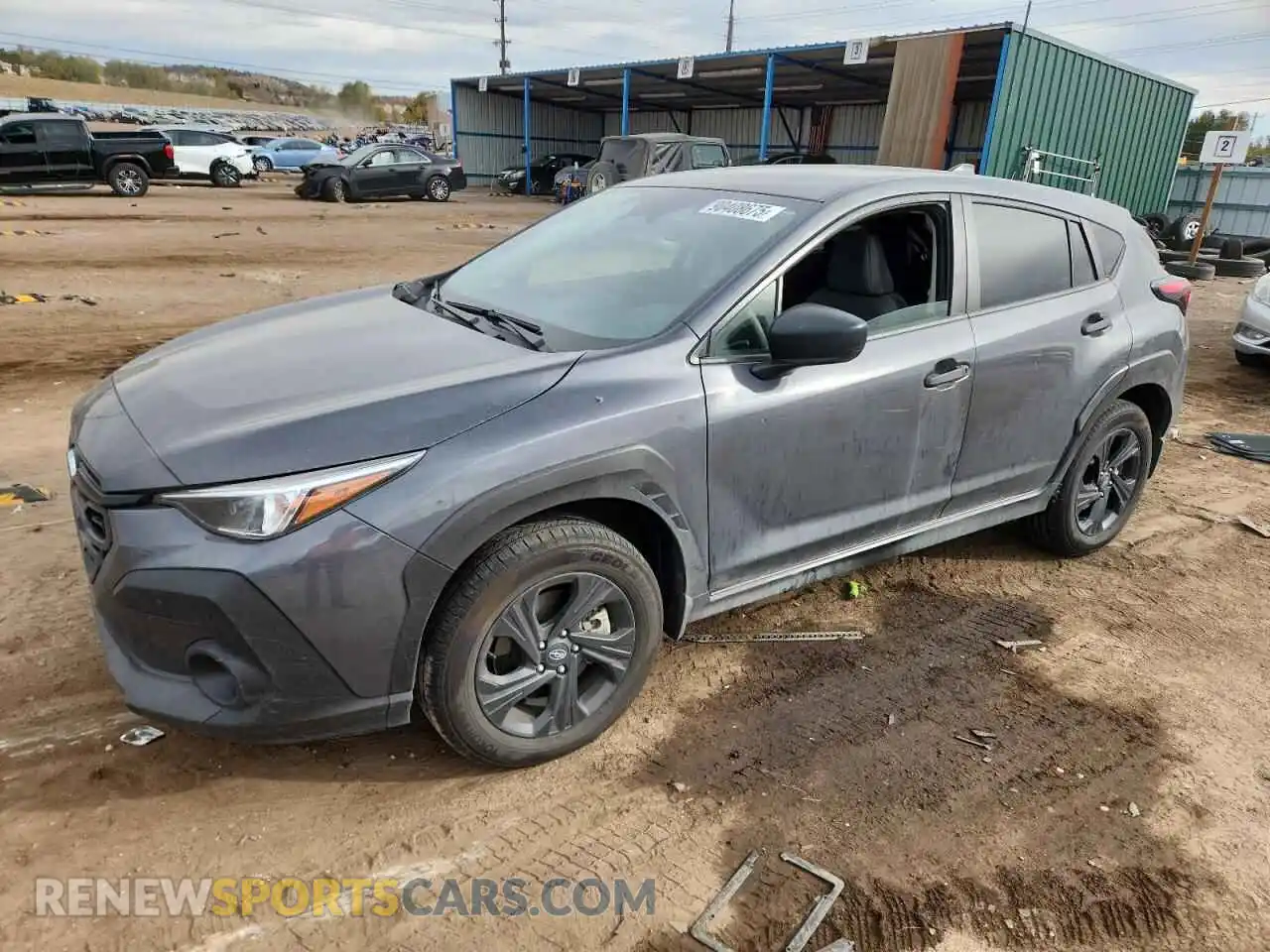 1 Photograph of a damaged car JF2GUABCXR8300564 SUBARU CROSSTREK 2024