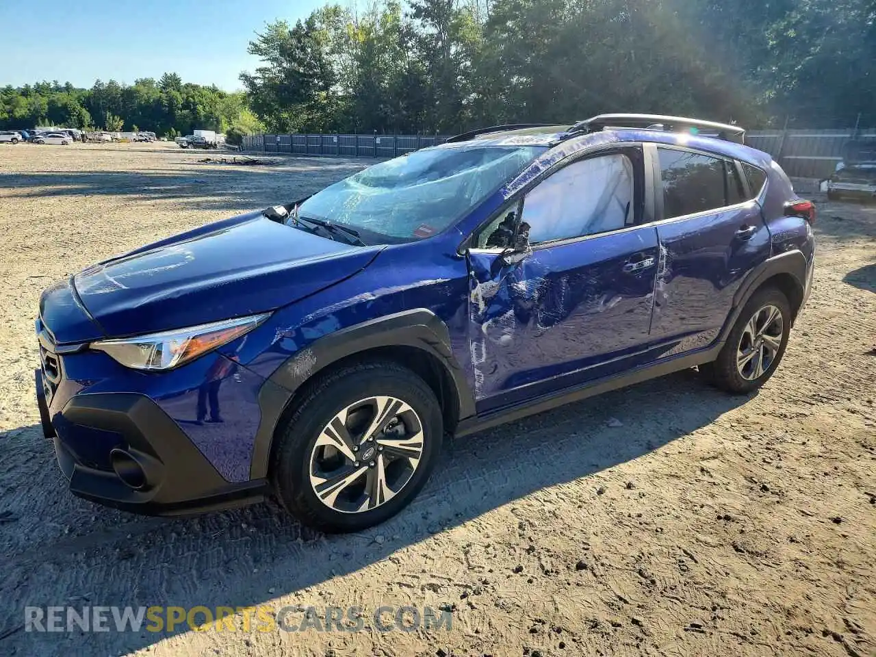1 Photograph of a damaged car JF2GUADC2RH875237 SUBARU CROSSTREK 2024