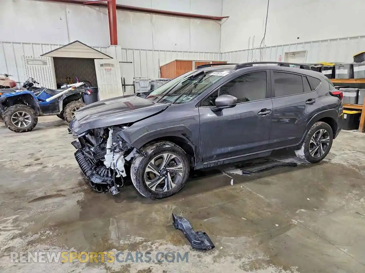 1 Photograph of a damaged car JF2GUADC7RH872575 SUBARU CROSSTREK 2024