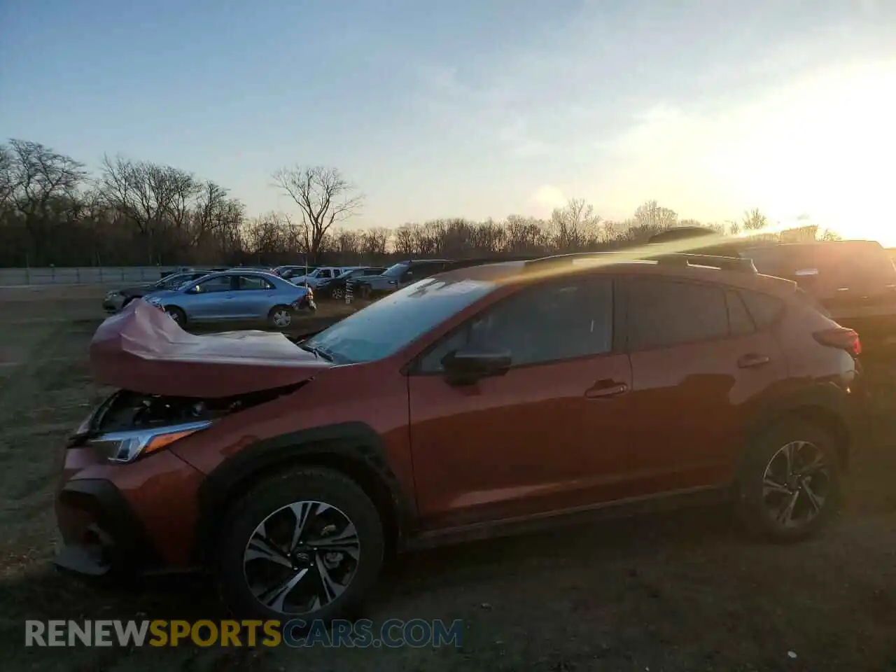 1 Photograph of a damaged car JF2GUADC8RH346309 SUBARU CROSSTREK 2024