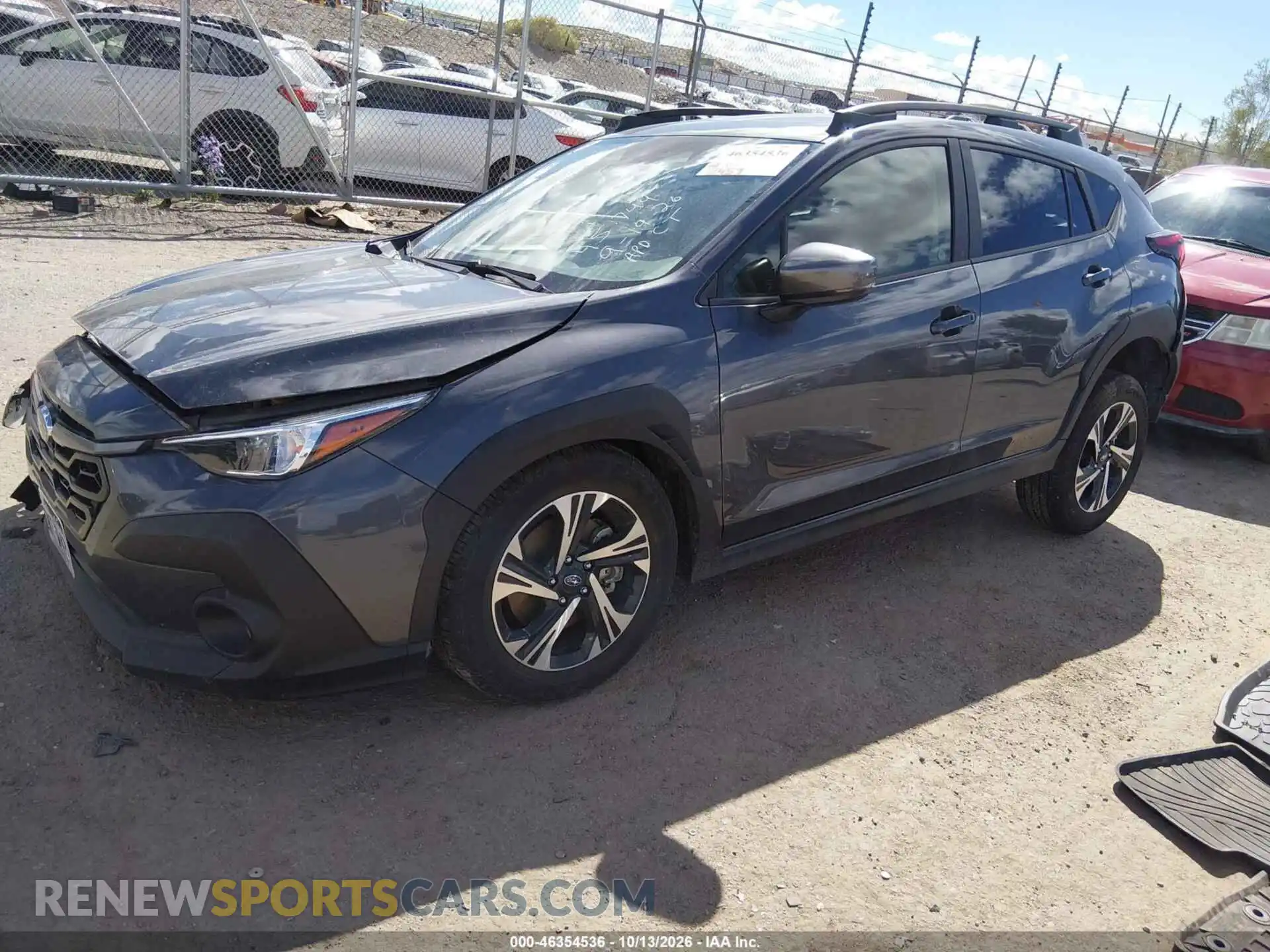 2 fotografías del automóvil dañado JF2GUADC9RH854479 SUBARU CROSSTREK 2024