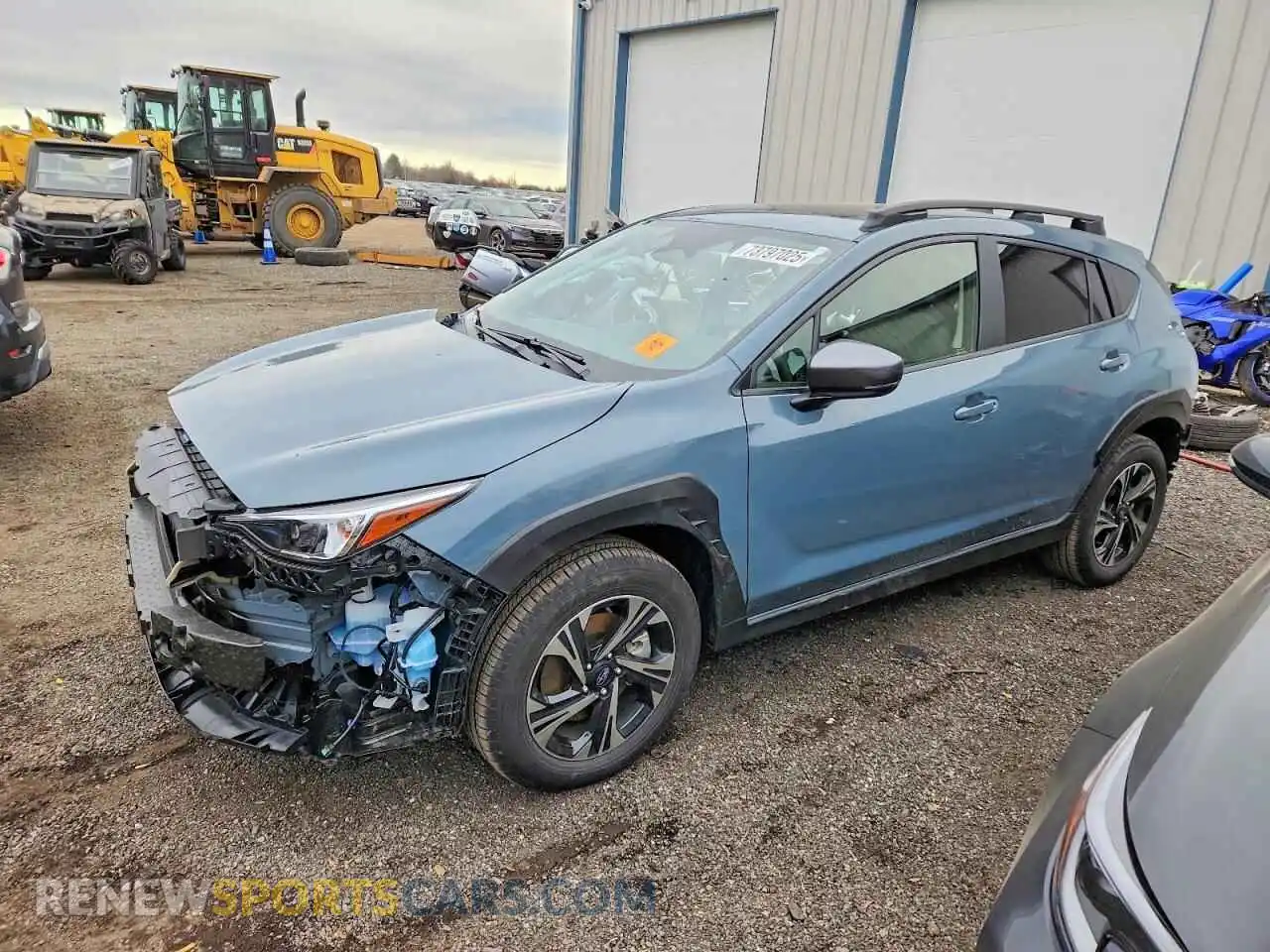1 Photograph of a damaged car JF2GUADC9RH904250 SUBARU CROSSTREK 2024