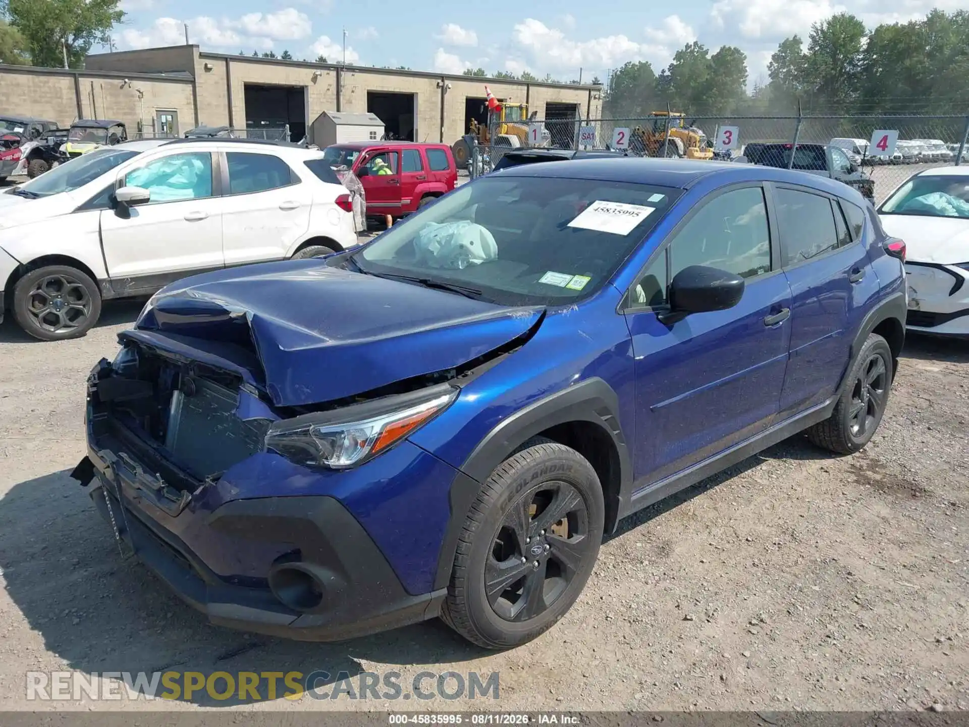 2 Photograph of a damaged car JF2GUABC7SH229104 SUBARU CROSSTREK 2025
