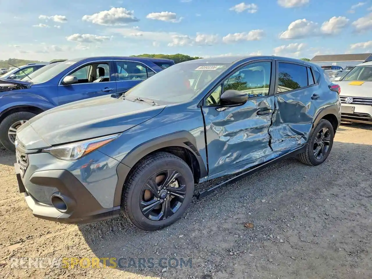 1 Photograph of a damaged car JF2GUABC9SH257017 SUBARU CROSSTREK 2025