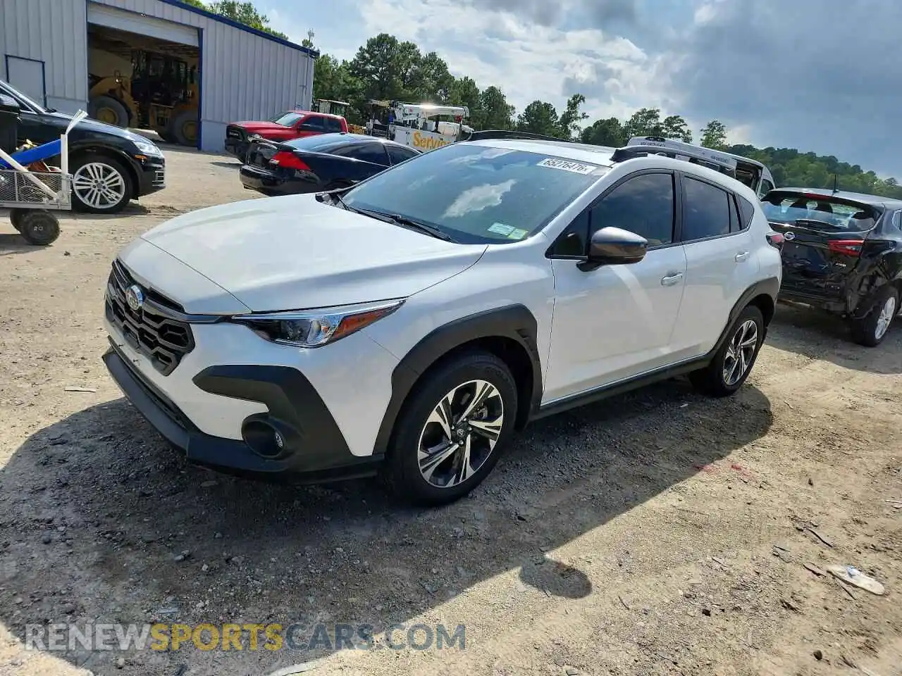 1 Photograph of a damaged car JF2GUHDC2SH259052 SUBARU CROSSTREK 2025