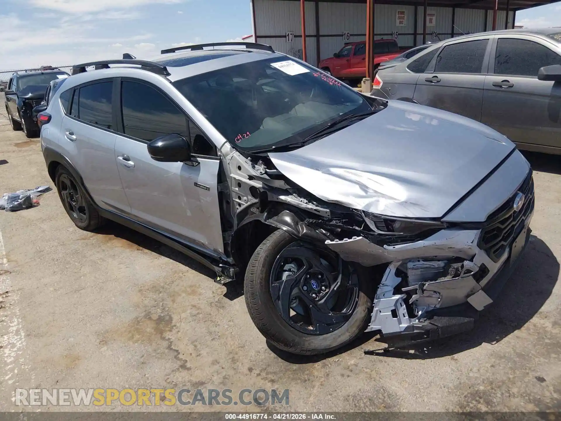1 Photograph of a damaged car JF2GUSGD2T8201588 SUBARU CROSSTREK 2026