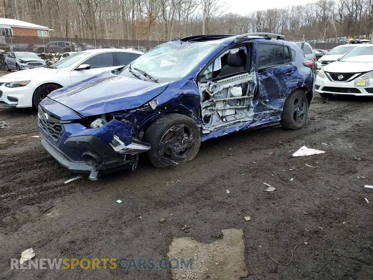 1 Photograph of a damaged car JF2GUSGD8T8209856 SUBARU CROSSTREK 2026