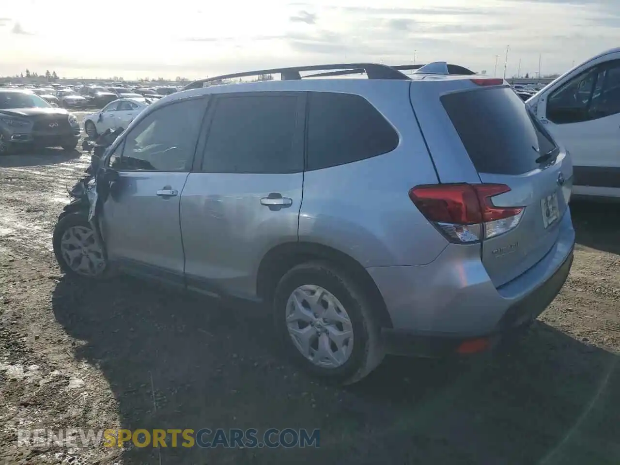 2 Photograph of a damaged car JF2SKACC3KH455946 SUBARU FORESTER 2019