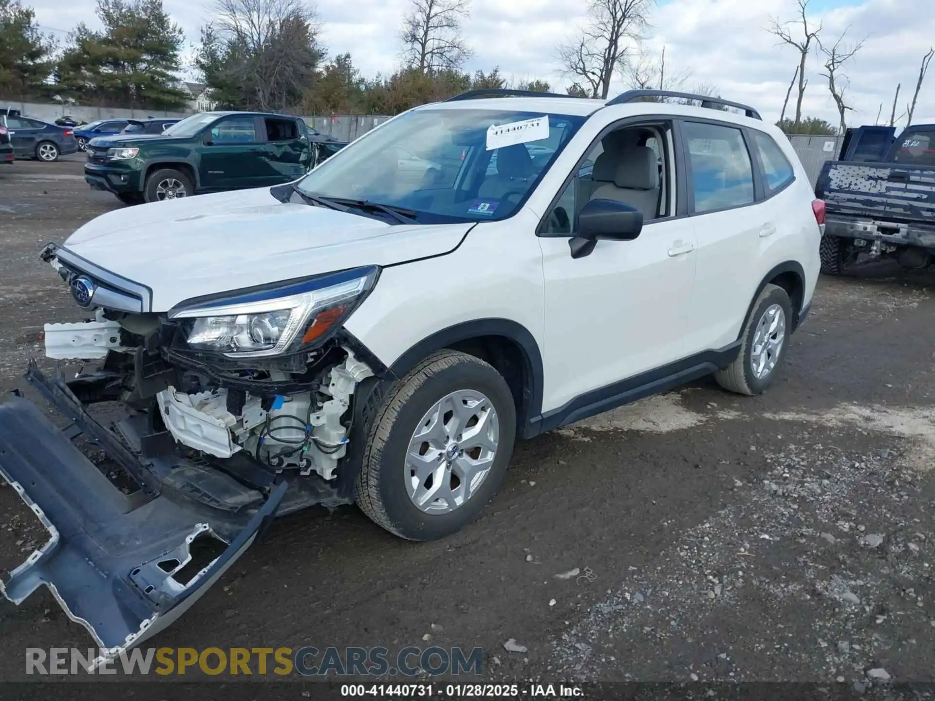 2 Photograph of a damaged car JF2SKACC3KH458202 SUBARU FORESTER 2019