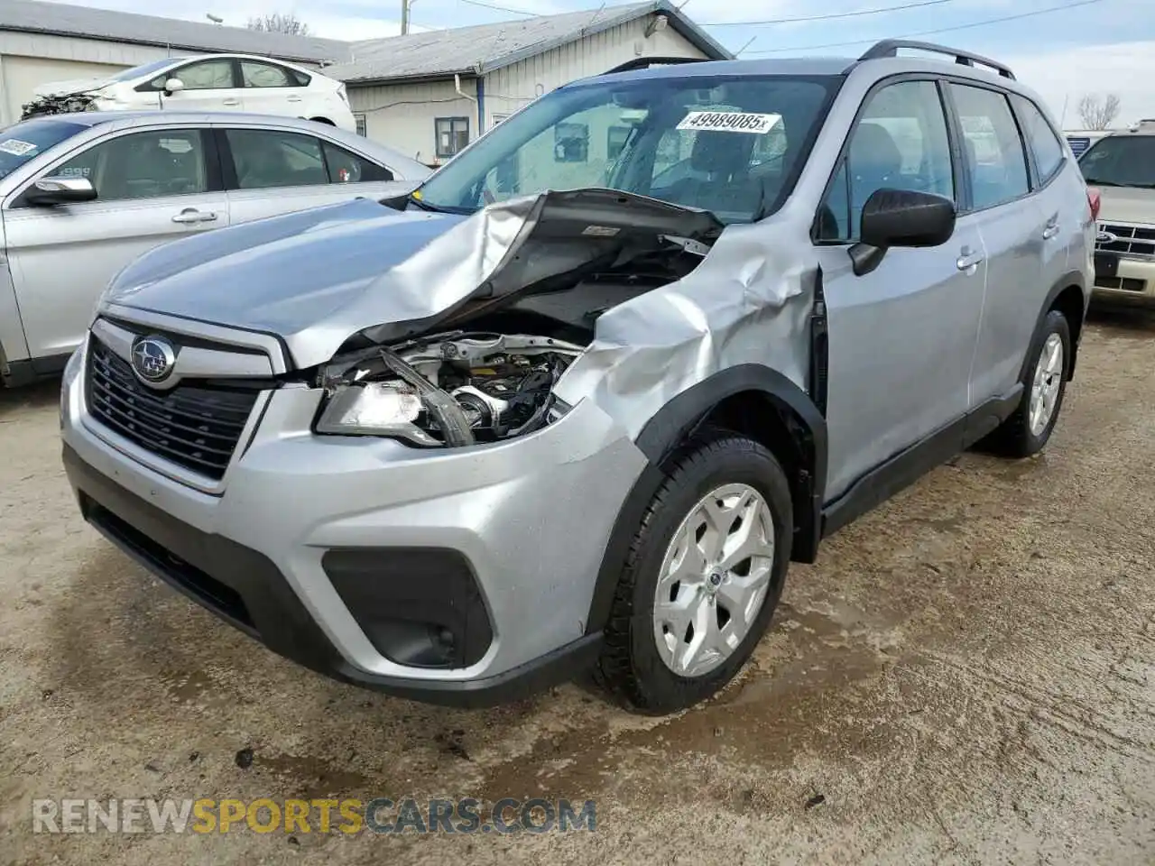 1 Photograph of a damaged car JF2SKACC4KH487420 SUBARU FORESTER 2019