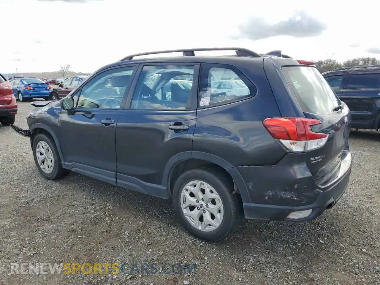 2 Photograph of a damaged car JF2SKACC6KH455813 SUBARU FORESTER 2019
