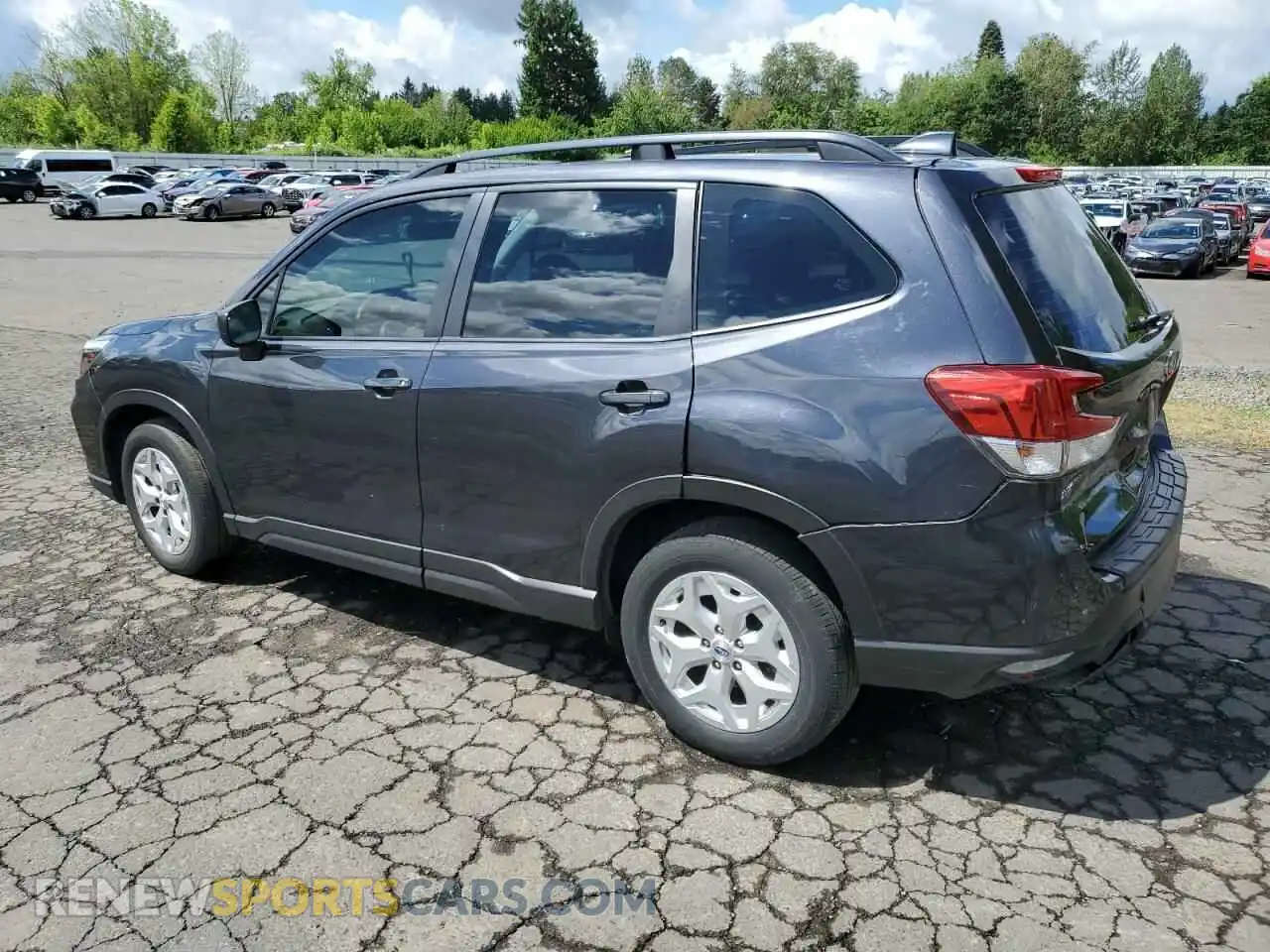 2 fotografías del automóvil dañado JF2SKACC7KH463306 SUBARU FORESTER 2019