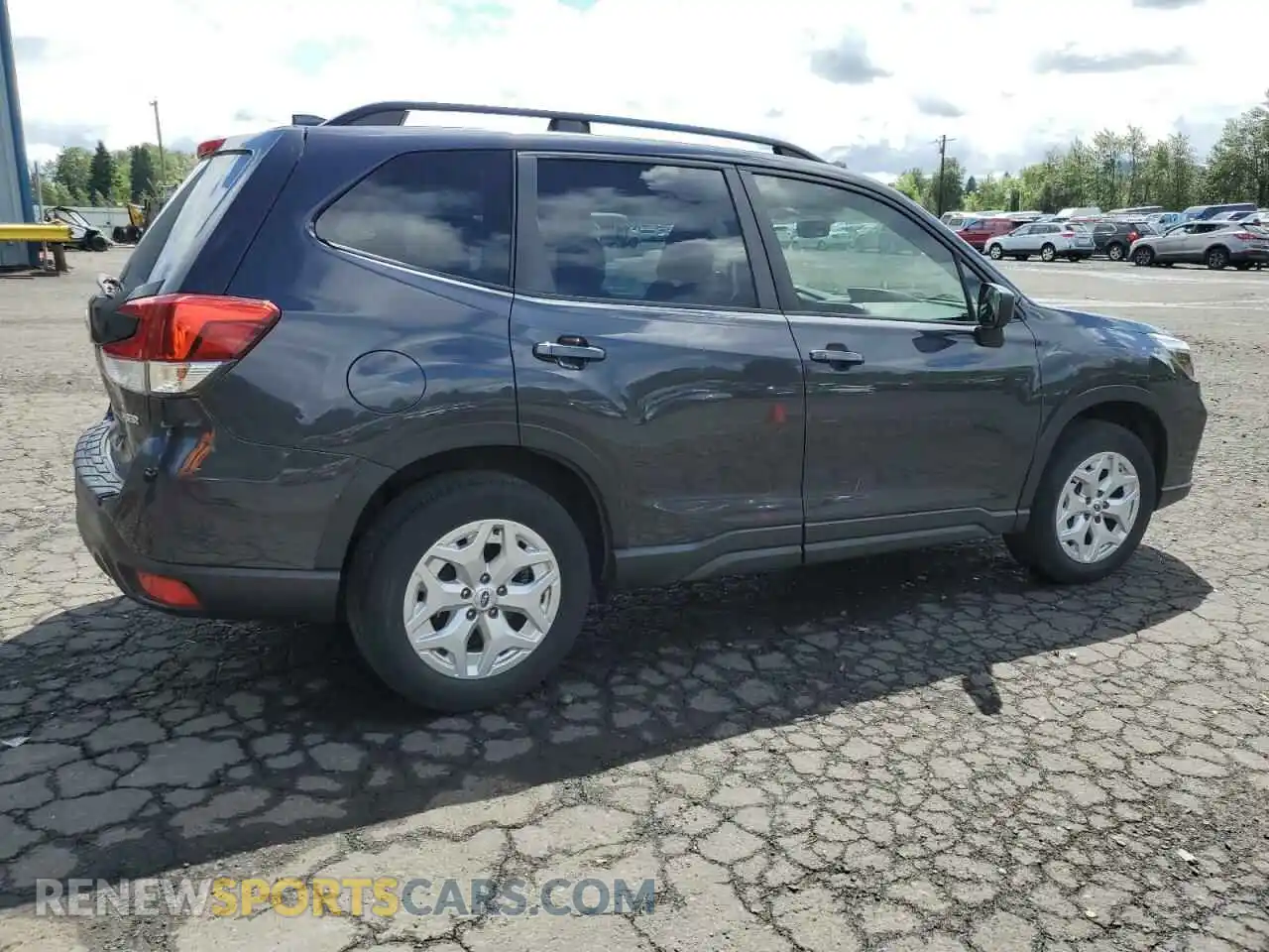 3 fotografías del automóvil dañado JF2SKACC7KH463306 SUBARU FORESTER 2019