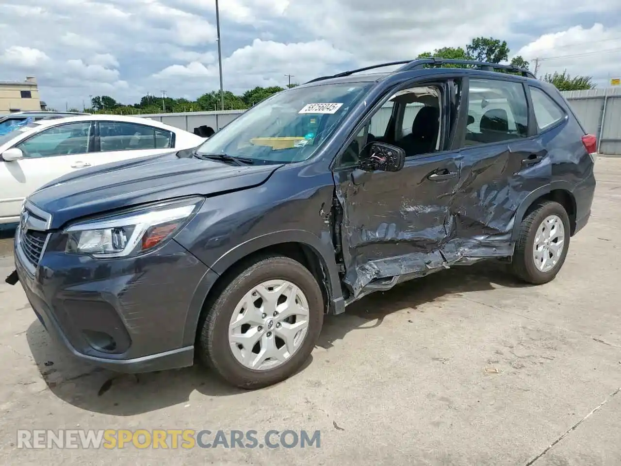 1 Photograph of a damaged car JF2SKACC7KH536402 SUBARU FORESTER 2019