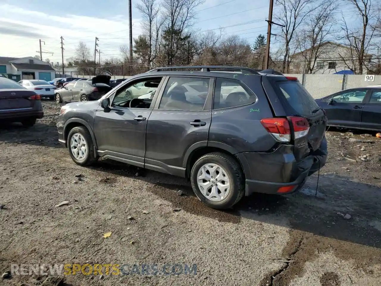 2 Photograph of a damaged car JF2SKACC9KH415807 SUBARU FORESTER 2019