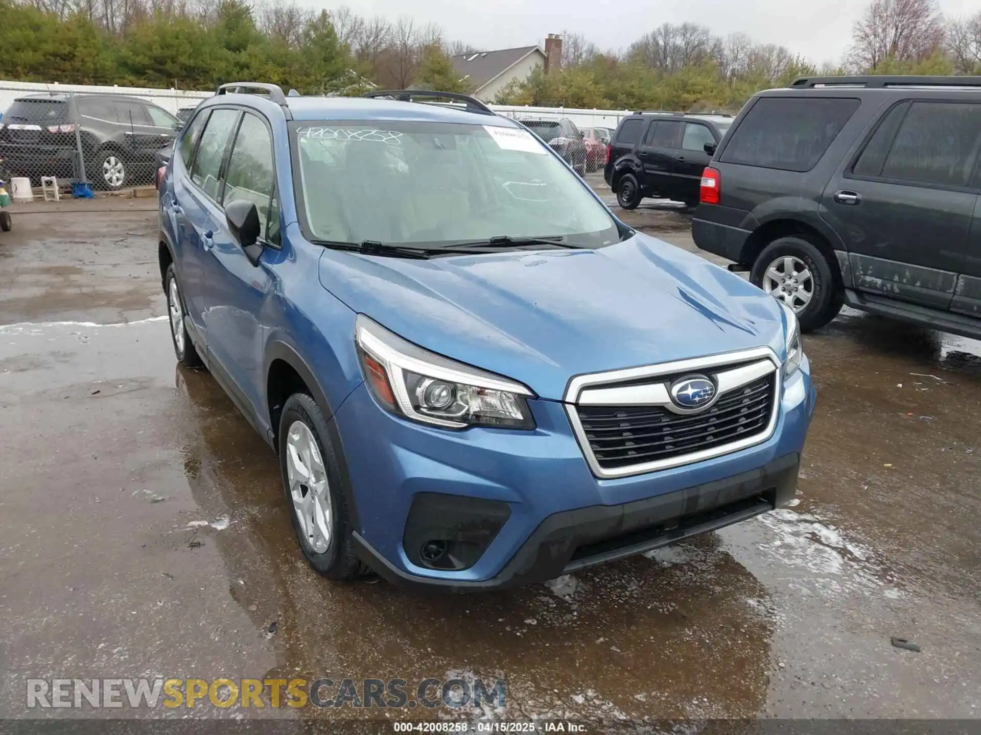 1 Photograph of a damaged car JF2SKACC9KH581129 SUBARU FORESTER 2019