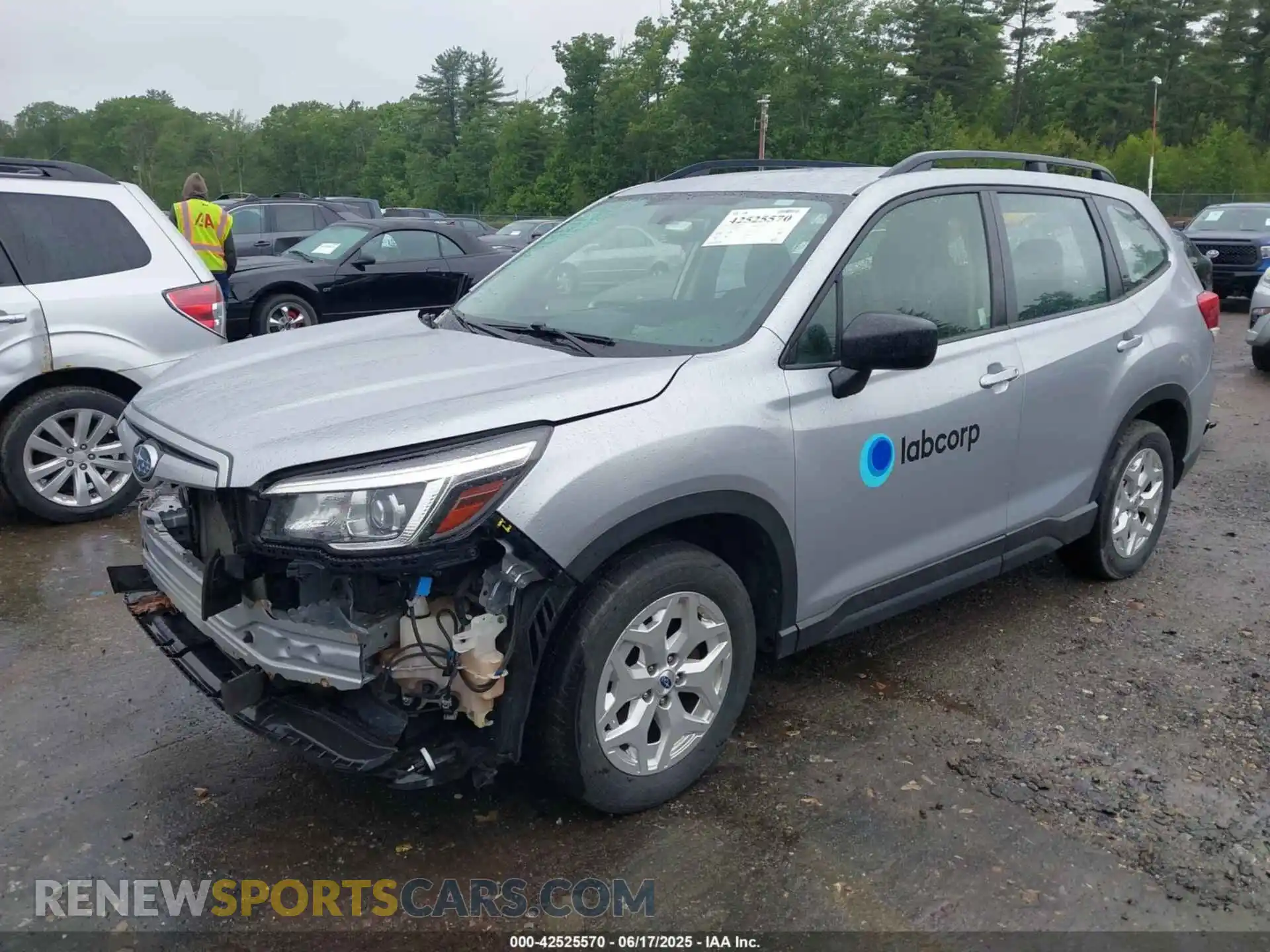 2 Photograph of a damaged car JF2SKACCXKH480486 SUBARU FORESTER 2019