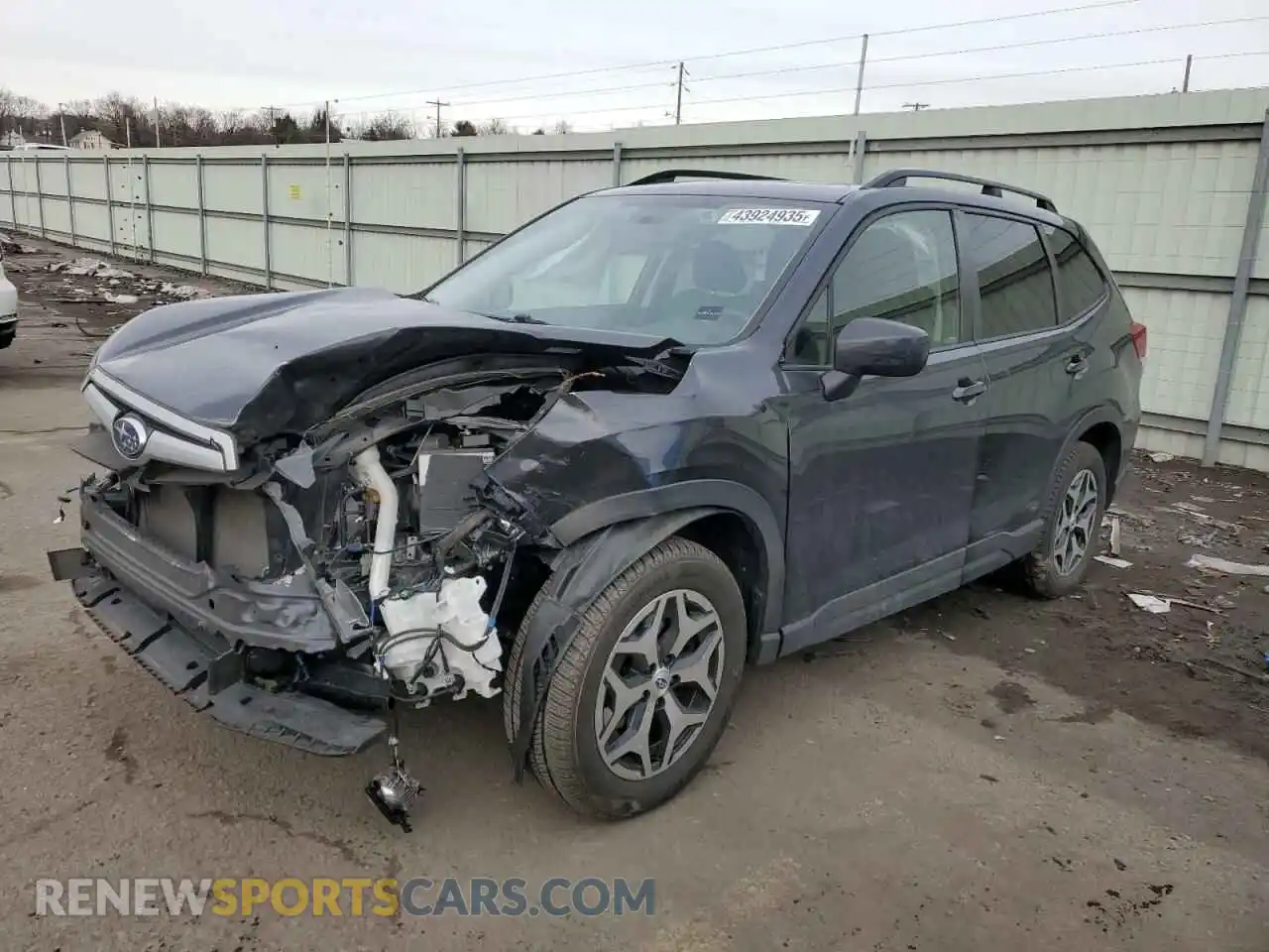 1 Photograph of a damaged car JF2SKAEC4KH524432 SUBARU FORESTER 2019