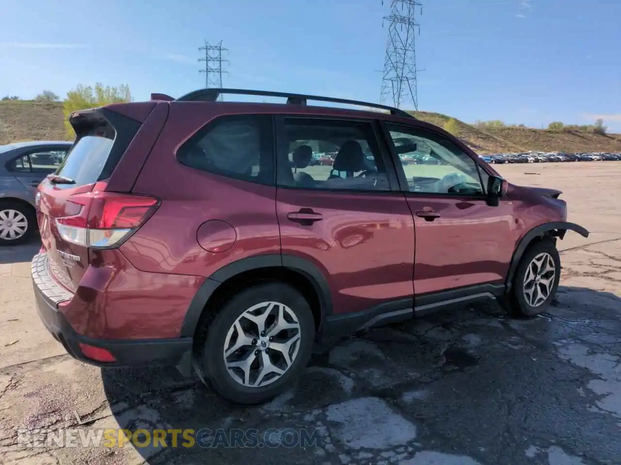 3 Photograph of a damaged car JF2SKAGC3KH590936 SUBARU FORESTER 2019
