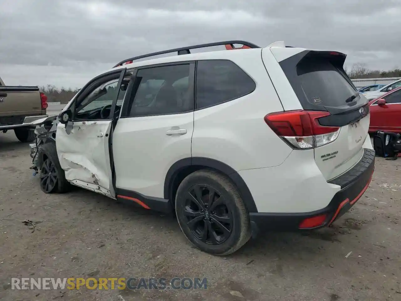 2 Photograph of a damaged car JF2SKAJC5KH428072 SUBARU FORESTER 2019