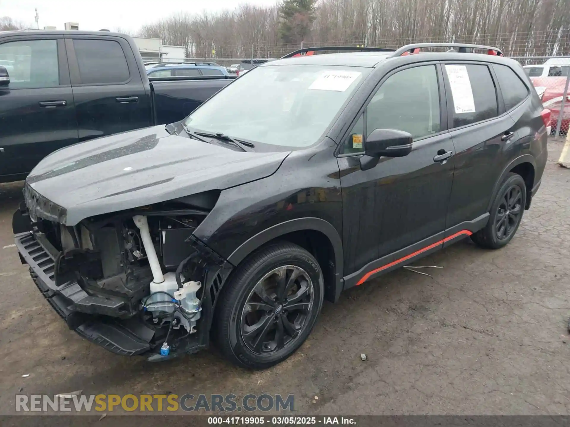 2 Photograph of a damaged car JF2SKAKC8KH548222 SUBARU FORESTER 2019