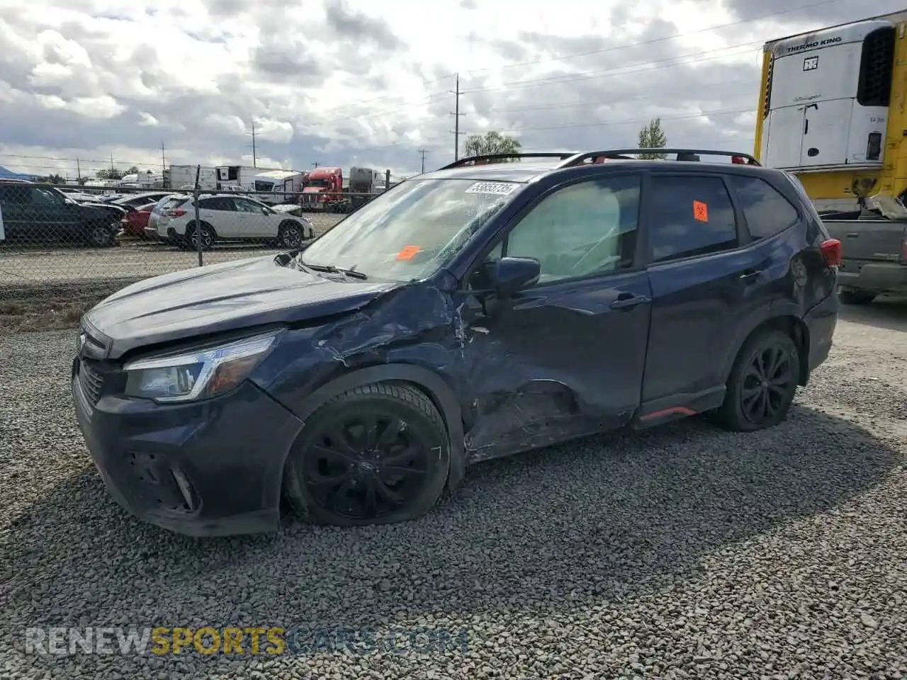 1 Photograph of a damaged car JF2SKAPC2KH589423 SUBARU FORESTER 2019