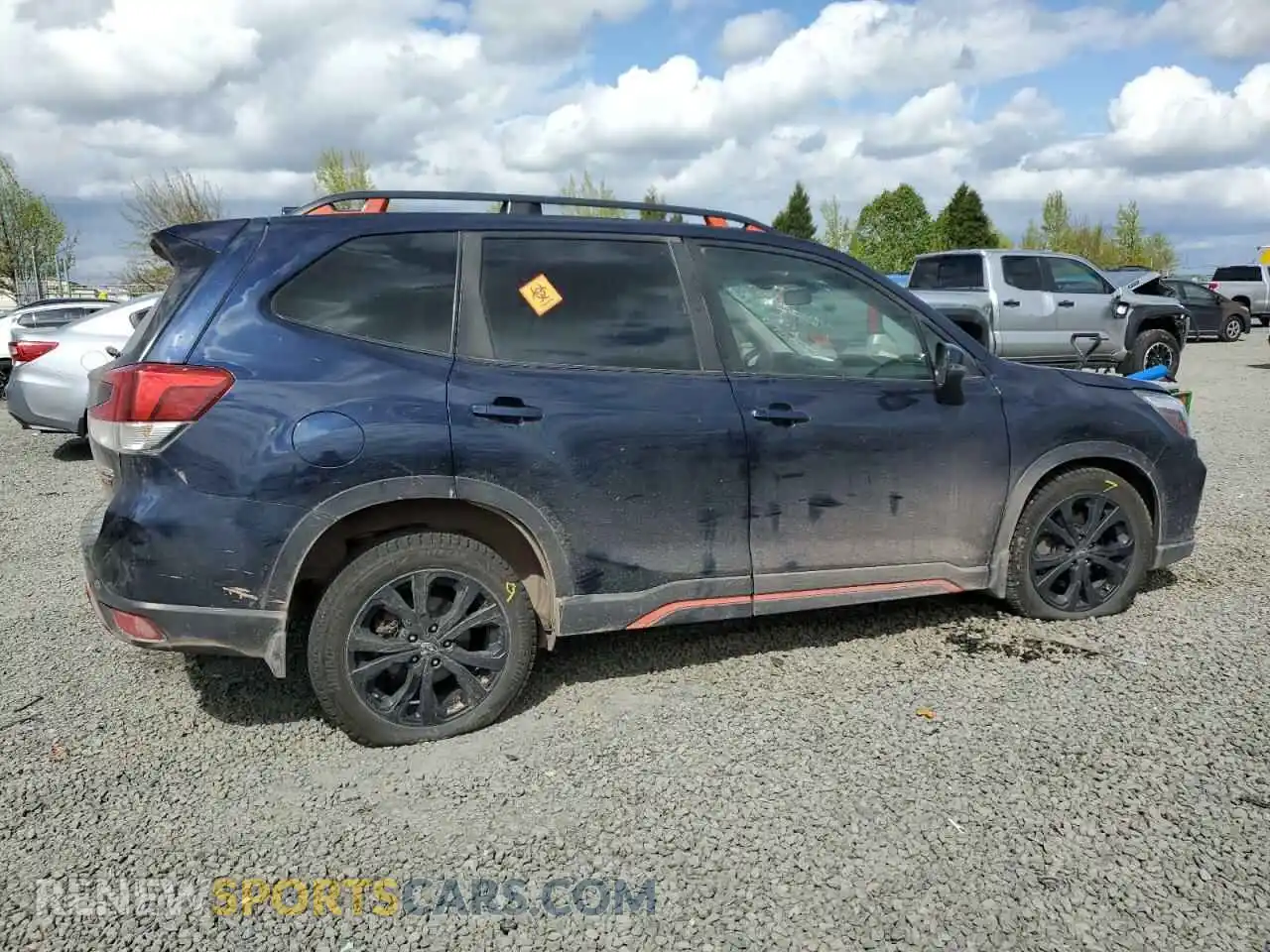 3 Photograph of a damaged car JF2SKAPC2KH589423 SUBARU FORESTER 2019